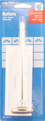 Prime-Line GD 52111 Door Roller, 1-13/16 in Dia Roller, 7/16 in W Roller, Steel, Silver, 1-Roller