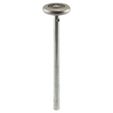 Prime-Line GD 52111 Door Roller, 1-13/16 in Dia Roller, 7/16 in W Roller, Steel, Silver, 1-Roller