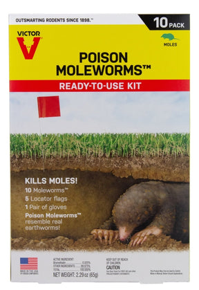 Victor M6009 Mole Worm Poison, Gel, 2.29 oz