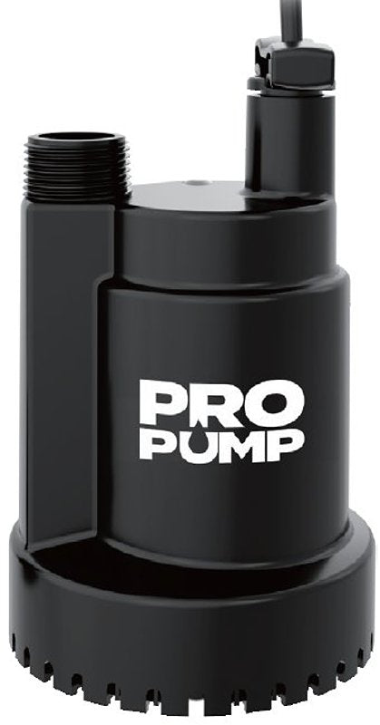 PRO PUMP UTS25PL Utility Pump, 1/4 hp, Thermoplastic