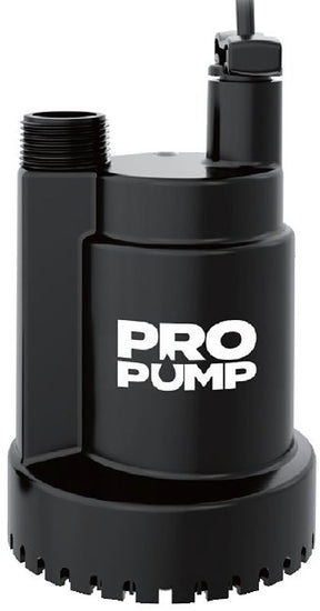 PRO PUMP UTS25PL Utility Pump, 1/4 hp, Thermoplastic