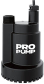 PRO PUMP UTS25PL Utility Pump, 1/4 hp, Thermoplastic