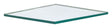 PSI Clear Single Glass Float Sheet 44 in. W X 36 in. L X 2.5 mm, Pack of 5