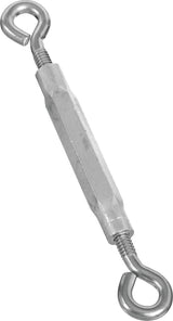 National Hardware 2171BC Series N221-838 Turnbuckle, 110 lb Working Load, 1/4-20 Thread, Eye, 7-1/2 in L Take-Up