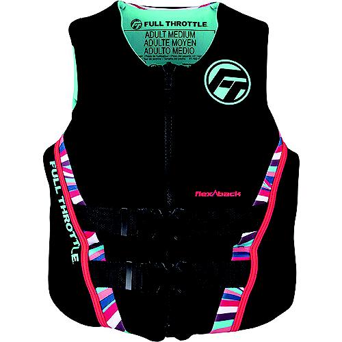 Full Throttle 14250010584022 Women's Adult Rapid-Dry Flex Back Vest, Pink, Lg.