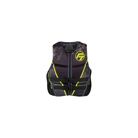 Full Throttle 14250040003022 Men's Adult Rapid Dry Flex Back Life Jacket, Medium, Green
