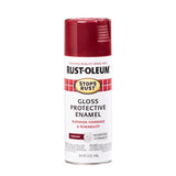 Rust-Oleum 7768830 Rust Preventative Spray Paint, Gloss, Burgundy, 12 oz, Can, Pack of 6