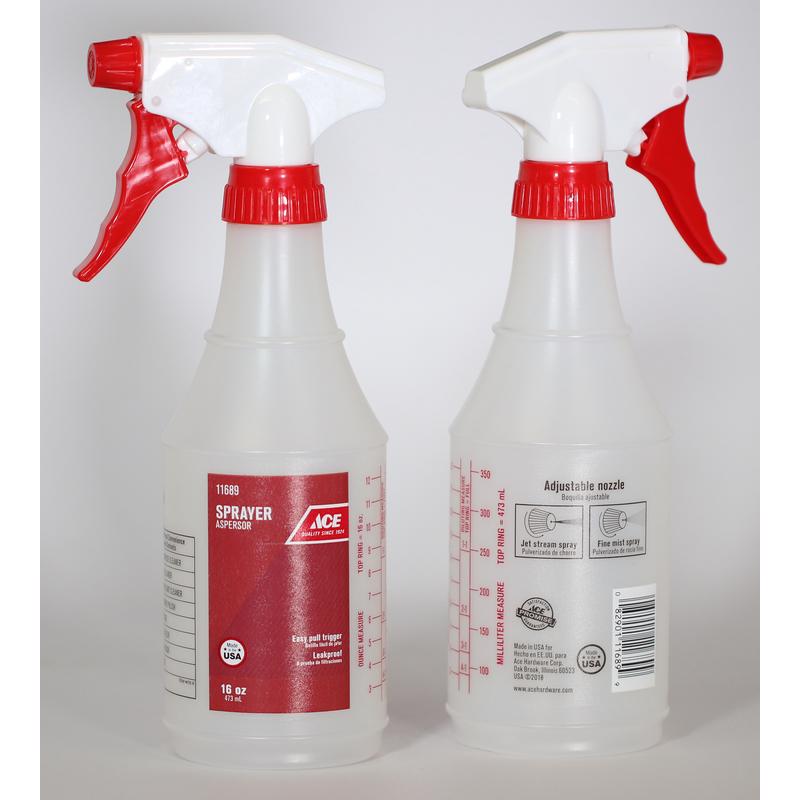 Ace 16 oz Spray Bottle, Pack of 3