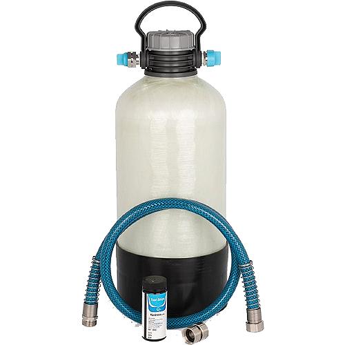 Camco 40655 Tastepure Portable Water Softener Up to 4 GPM 8-1/2″ Dia x 20-1/2″ H