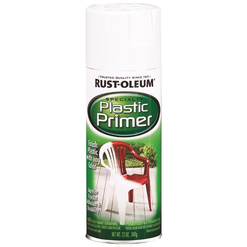 Rust-Oleum Specialty White Oil-Based Alkyd Spray Primer 12 oz, Pack of 6