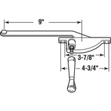 Prime-Line H 3511 Window Operator, 9 in L x 3-7/8 in W x 13-1/4 in H Dimensions