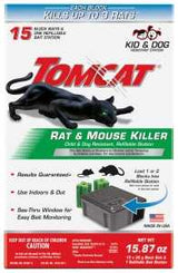 Tomcat 0370910 Refillable Rat Bait Station, 3.38 in L, 6-1/4 in W, 9.69 in H, Emerald Green