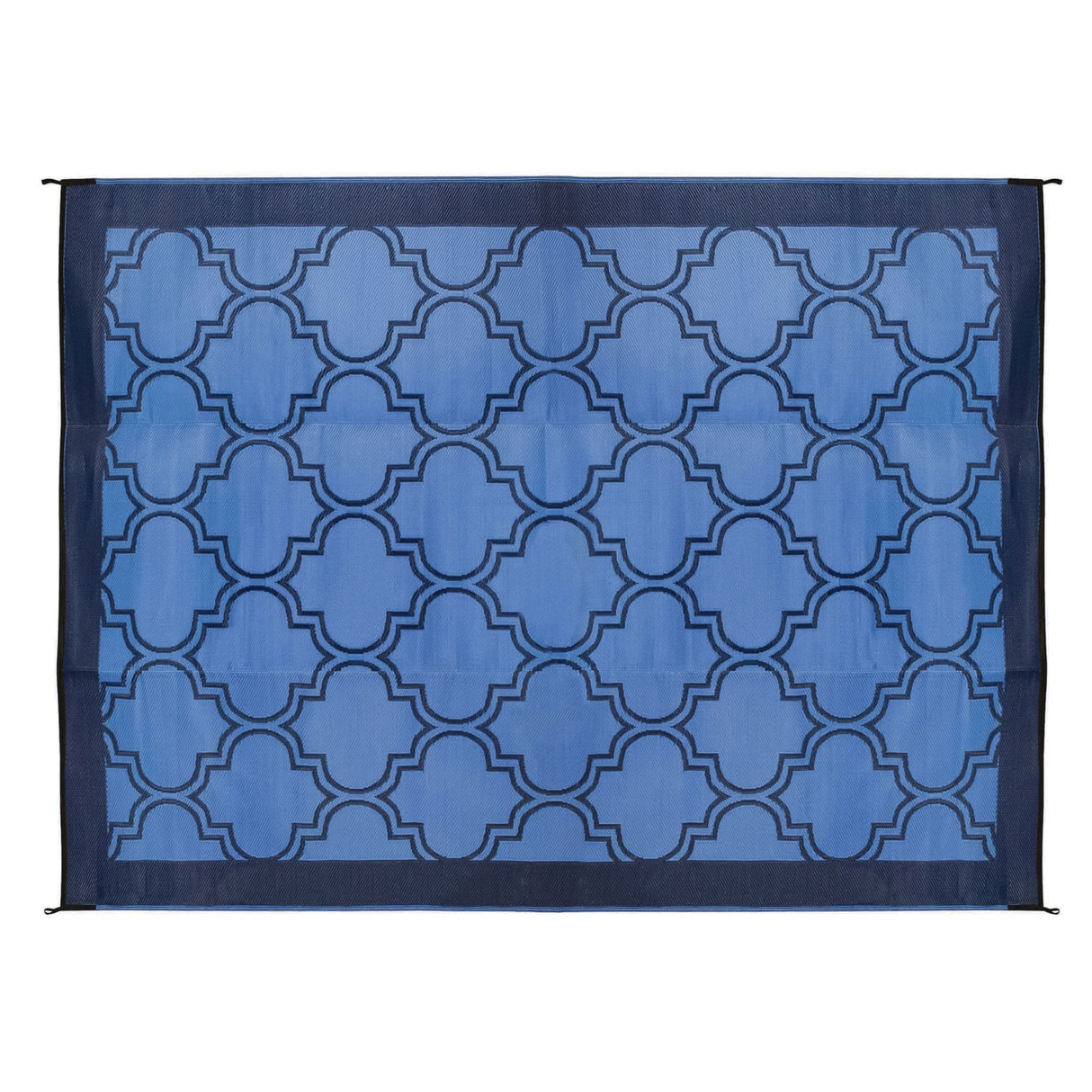 OUTDOOR MAT 9' X12' BLUE/BLUE