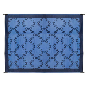 OUTDOOR MAT 9' X12' BLUE/BLUE