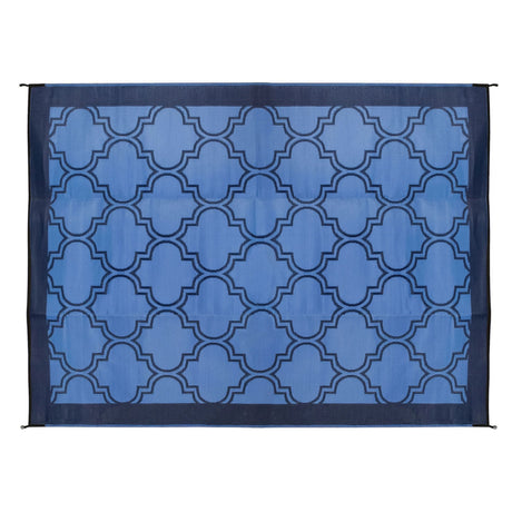 OUTDOOR MAT 9' X12' BLUE/BLUE