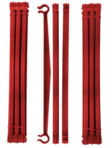 Gardener's Blue Ribbon Ultomato TMC60RD Plant Cage, 5 ft L, Plastic/Steel, Red, Pack of 10