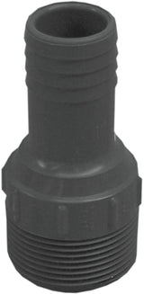Boshart UPPRA-1210 Pipe Adapter, 1-1/4 x 1 in, MPT x Insert, Polyethylene
