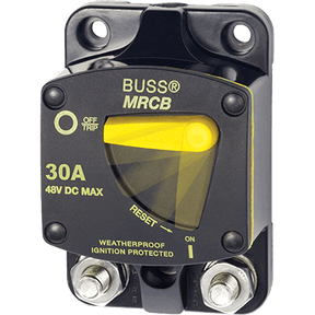 Blue Sea Systems 7136 187 Series DC Circuit Breaker - Surface Mount, 30 Amps