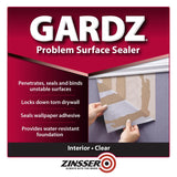 Zinsser Gardz Clear Matte Problem Surface Sealer 1 gal, Pack of 4