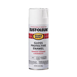Rust-Oleum Stops Rust Gloss White Spray Paint 12 oz, Pack of 6