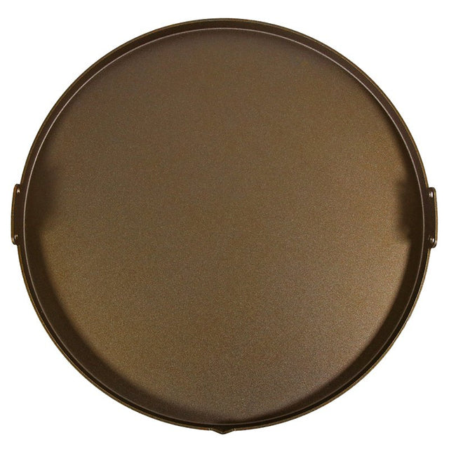Recteq RT-FTG22 Round Flat Grill Topper, Carbon Steel, Brown