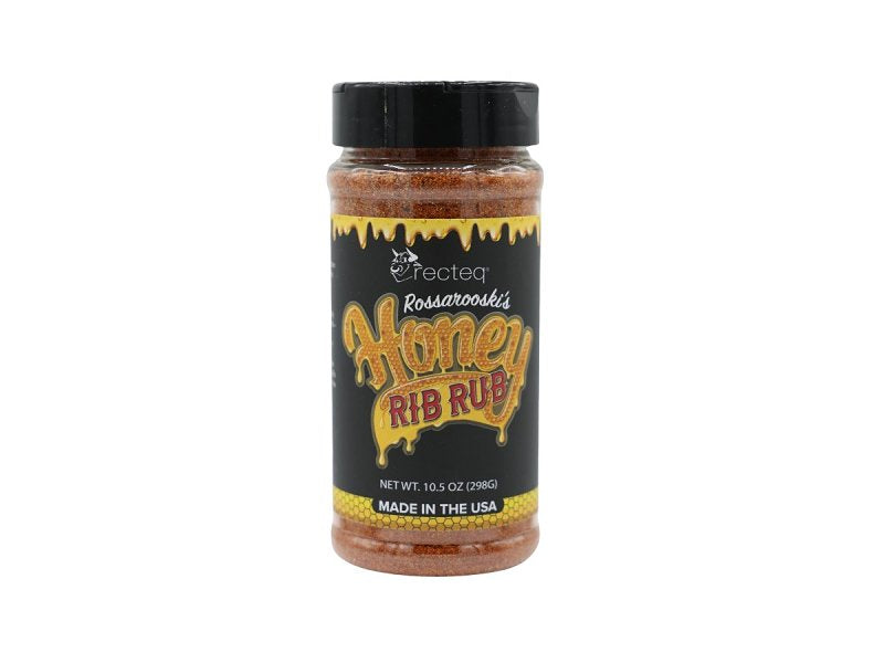 Recteq RT-RHRR Rossarooski's Rib Rub, Honey, 10.5 oz Bottle