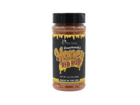 Recteq RT-RHRR Rossarooski's Rib Rub, Honey, 10.5 oz Bottle