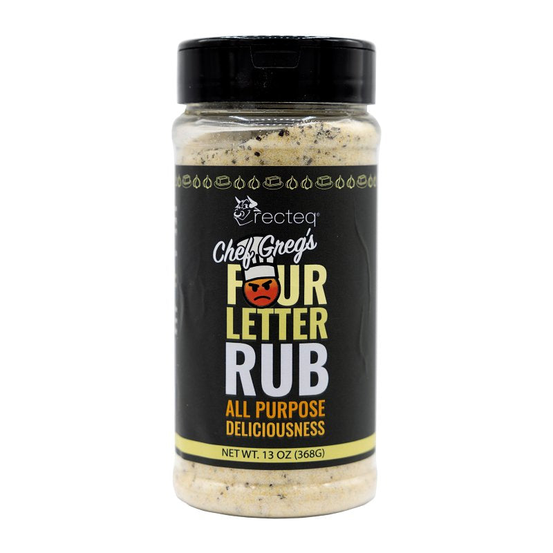 Recteq GMFOLE Chef Greg 4-Letter Rub, 13 oz Bottle