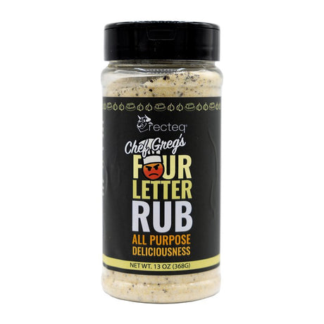 Recteq GMFOLE Chef Greg 4-Letter Rub, 13 oz Bottle