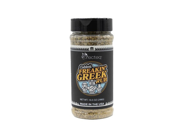 Recteq RT-CFGRR Colden's Freakin Greek Rub, 10.5 oz Bottle