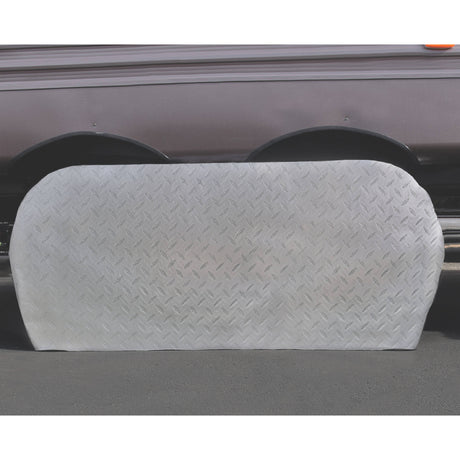 ADCO Diamond Plated Steel Vinyl (Silver) Tyre Gard, Multi Axle Triple