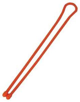 Gear Tie GT12-2PK-31 Twist Tie, Rubber, Bright Orange, 12 in L, 2/PK