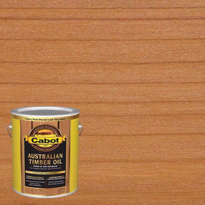 Cabot Australian Timber Oil Transparent Honey Teak Oil-Based Australian Timber Oil 1 gal, Pack of 4