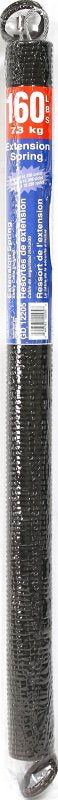Prime-Line GD 12205 Extension Spring, 1-19/64 in OD, 25 in OAL, Carbon Steel, Galvanized, Loop End, 160 lb