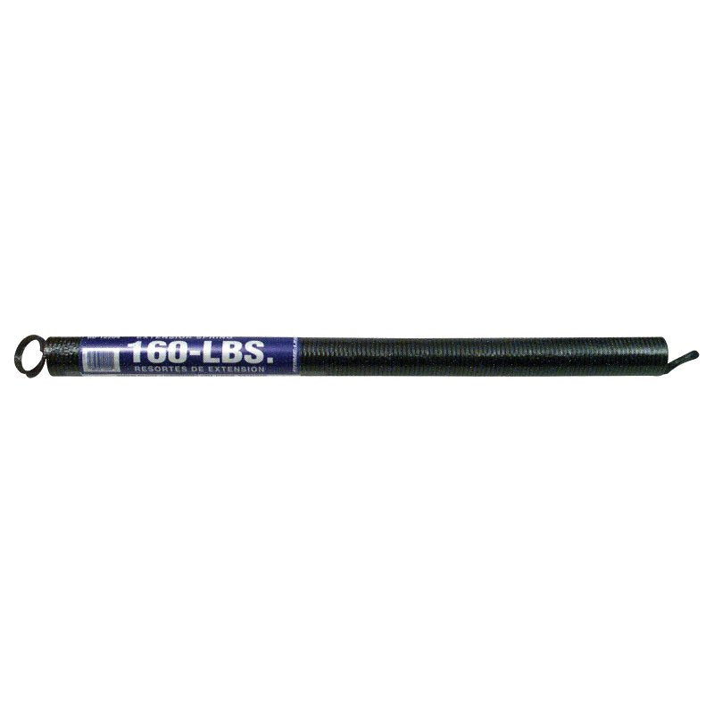 Prime-Line GD 12205 Extension Spring, 1-19/64 in OD, 25 in OAL, Carbon Steel, Galvanized, Loop End, 160 lb