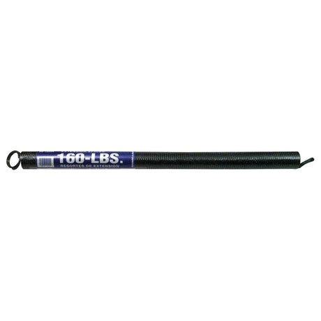 Prime-Line GD 12205 Extension Spring, 1-19/64 in OD, 25 in OAL, Carbon Steel, Galvanized, Loop End, 160 lb