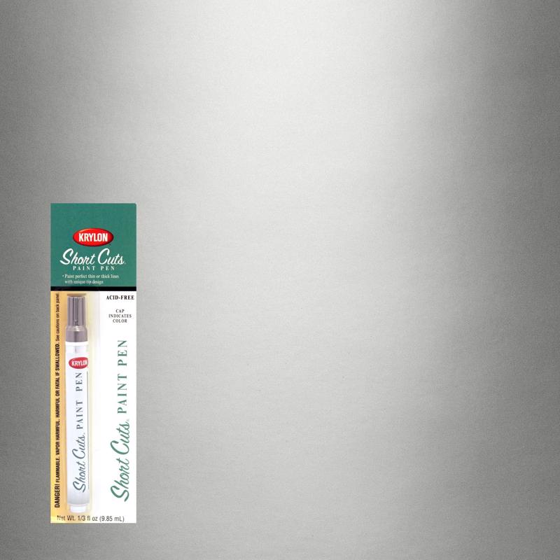 Krylon Short Cuts Chrome Paint Pen Interior 0.33 oz, Pack of 6