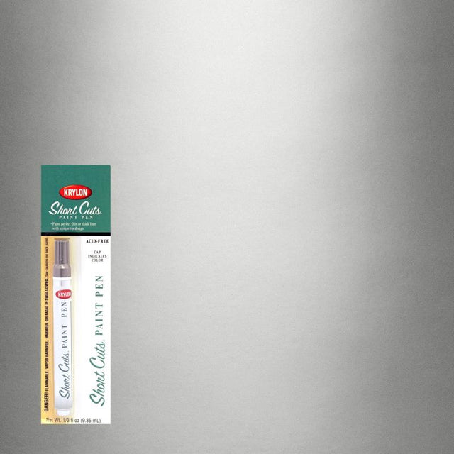 Krylon Short Cuts Chrome Paint Pen Interior 0.33 oz, Pack of 6