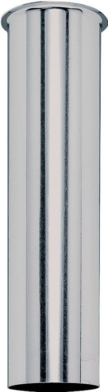 Plumb Pak PP9-12CP Sink Tailpiece, 1-1/2 in, 12 in L, Flanged, Brass, Chrome-Plated