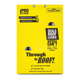 Sashco Through The Roof Gloss Clear Synthetic Rubber Roof Sealant 10.5 oz, Pack of 12