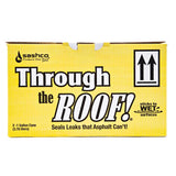 Sashco Through The Roof Gloss Clear Synthetic Rubber Roof Sealant 1 gal, Pack of 2