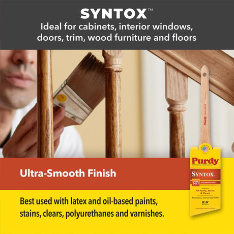 Purdy Syntox Angular 2-1/2 in. Extra Soft Angle Trim Paint Brush