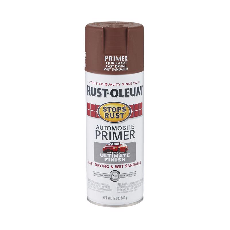 Rust-Oleum 2067830 Automotive Spray Primer, Red, 12 oz, Can