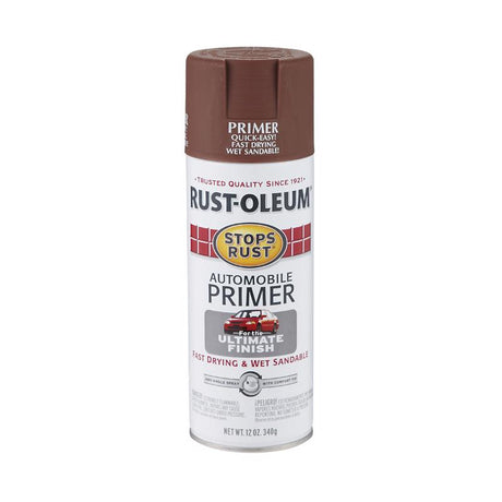 Rust-Oleum 2067830 Automotive Spray Primer, Red, 12 oz, Can