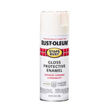 Rust-Oleum 7789830 Rust Preventative Spray Paint, Gloss, Canvas White, 12 oz, Can