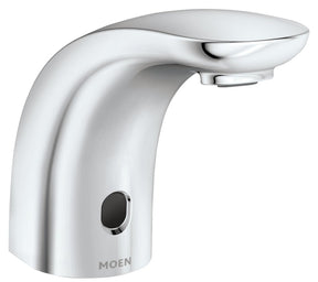 Moen M-Power Series CA8302 Electronic Lavatory Faucet, 0.5 gpm, Cast Brass, Chrome Plated, Fixed Spout, ADA Compliant
