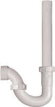 Plumb Pak PP66-6W Washing Machine Trap, 1-1/2 in, Solvent Weld, Plastic, White, SCH 40 Schedule