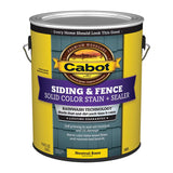 Cabot Siding & Fence Solid Tintable Neutral Base Stain and Sealer 1 gal, Pack of 4