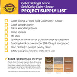 Cabot Siding & Fence Solid Tintable Neutral Base Stain and Sealer 1 gal, Pack of 4