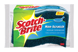 Scotch-Brite Non-Scratch Sponge For Multi-Purpose 4.4 in. L 3 pk, Pack of 8